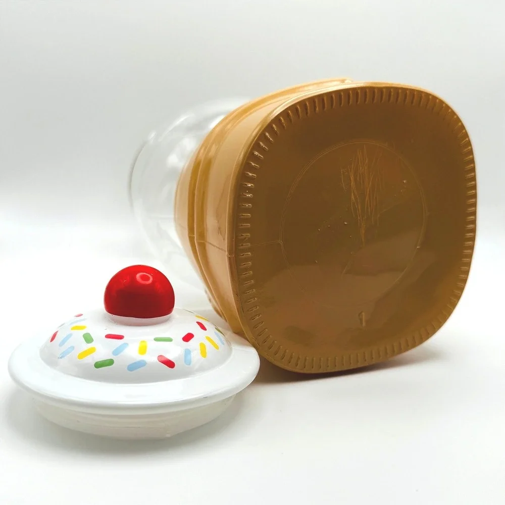 Target Gumball Machine Cookie Jar Candy Canister 25¢ Glass Nostalgic Retro